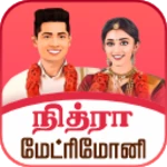 nithra matrimony for tamil android application logo